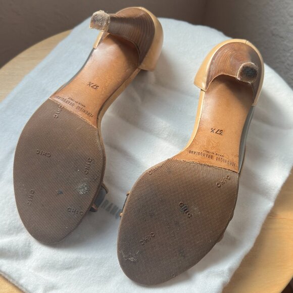 00s Veronique Branquinho D’Orsay Sandals, Sz 37.5, Box & Dustbag included - Picture 9 of 11